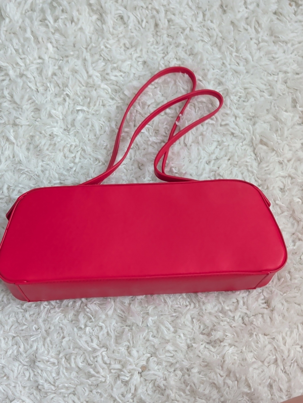 BCBG Red Women’s Shoulder Bag - Sleek Minimal Design
